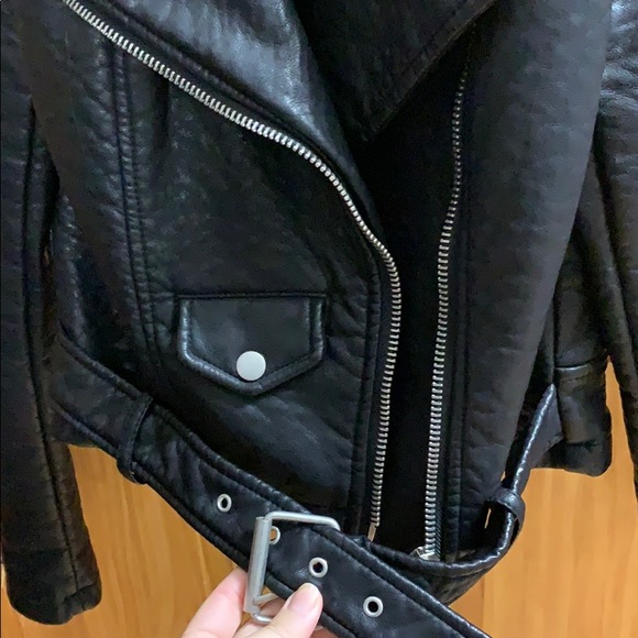 Black biker jacket - Picture 6 of 10